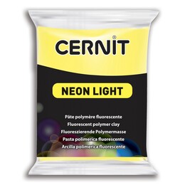 Cernit Neon Light (Fosforlu) Polimer Kil 700 Yellow - Cernit