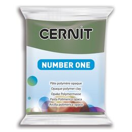 Cernit Number One Polimer Kil 645 Olive - 1
