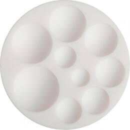 Cernit Silicone Mould Silikon Polimer Kil Kalıbı ROUND CABOCHONS - Cernit