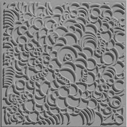 Cernit Texture Plate Silikon Polimer Kil Desen ve Doku Kalıbı 9x9 cm. BUBBLES - Cernit