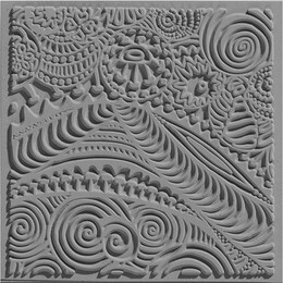 Cernit Texture Plate Silikon Polimer Kil Desen ve Doku Kalıbı 9x9 cm. FREESTYLE - Cernit