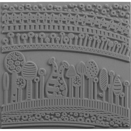 Cernit Texture Plate Silikon Polimer Kil Desen ve Doku Kalıbı 9x9 cm. HARMONY - Cernit