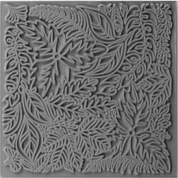 Cernit Texture Plate Silikon Polimer Kil Desen ve Doku Kalıbı 9x9 cm. LEAVES - Cernit