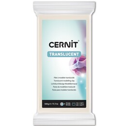 Cernit Translucent (Transparan) Polimer Kil 500 gr. 005 White - Cernit