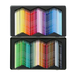 Cretacolor Aqua Monolith Ağaçsız Sulandırılabilr Aquarell Boya Kalemi Seti 72 Renk Metal Kutu - 2
