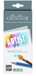 Cretacolor Artist Studio Watercolor Pencils Sulandırılabilir Boya Kalemi Seti 12 Renk - 2