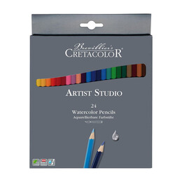 Cretacolor Artist Studio Watercolor Pencils Sulandırılabilir Boya Kalemi Seti 24 Renk - Cretacolor