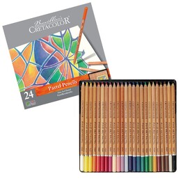 Cretacolor Fine Art Pastel Boya Kalemi Seti 24 Renk Metal Kutu - Cretacolor