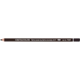 Cretacolor Sepia Pencils Oil Dark Sepia Füzen Kalem Dark - Cretacolor