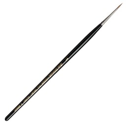 Da Vinci Maestro Seri 10 Kızıl Samur Kılı Yuvarlak Tezhip Ve Sulu Boya Fırçası No:1 - Da Vinci