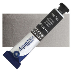 Daler Rowney Aquafine Tüp Sulu Boya 8 ml. 034 IVORY BLACK - Daler Rowney