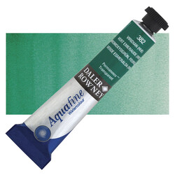 Daler Rowney Aquafine Tüp Sulu Boya 8 ml. 382 VIRIDIAN - Daler Rowney