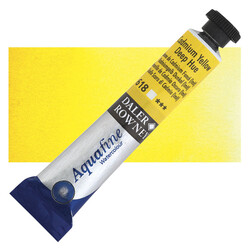 Daler Rowney Aquafine Tüp Sulu boya 8 ml. 618 CADMIUM YELLOW DEEP HUE - Daler Rowney