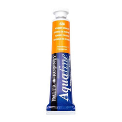 Daler Rowney Aquafine Tüp Sulu Boya 8 ml. 636 ROWNEY ORANGE - Daler Rowney