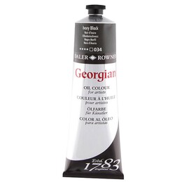 Daler Rowney Georgian Yağlı Boya 225 ml 034 Ivory Black - Daler Rowney