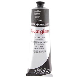 Daler Rowney Georgian Yağlı Boya 225 ml 035 Lamp Black - Daler Rowney