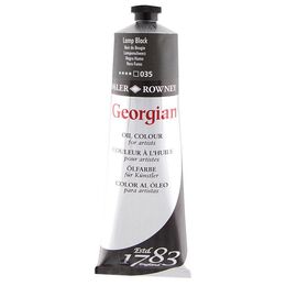 Daler Rowney Georgian Yağlı Boya 225 ml 035 Lamp Black - 1