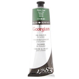 Daler Rowney Georgian Yağlı Boya 225 ml 361 Phthalo Green - Daler Rowney