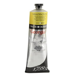 Daler Rowney Georgian Yağlı Boya 225 ml 617 Cadmium Yellow Pale Hue - Daler Rowney