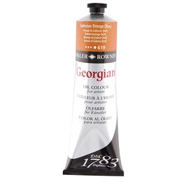Daler Rowney Georgian Yağlı Boya 225 ml 619 Cadmium Orange Hue - Daler Rowney