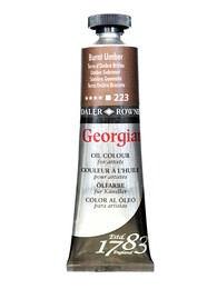 Daler Rowney Georgian Yağlı Boya 38 ml 223 Burnt Umber - Daler Rowney