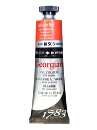Daler Rowney Georgian Yağlı Boya 38 ml 503 Cadmium Red Hue - Daler Rowney