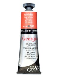 Daler Rowney Georgian Yağlı Boya 38 ml 512 Naphtol Crimson - Daler Rowney