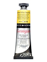Daler Rowney Georgian Yağlı Boya 38 ml 618 Cadmium Yellow Deep Hue - Daler Rowney