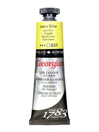 Daler Rowney Georgian Yağlı Boya 38 ml 651 Lemon Yellow - Daler Rowney