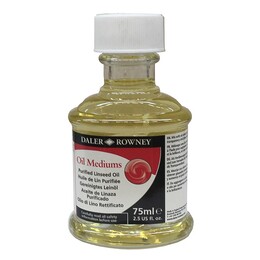 Daler Rowney Purified Linseed Oil Saf Keten Yağı 75 ml. - Daler Rowney