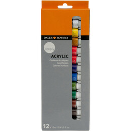 Daler Rowney Simply Akrilik Boya Seti 12 Renk x 12 ml.. - Daler Rowney