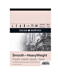 Daler Rowney Smooth Heavyweight Sketchbook Eskiz Çizim Defteri 220 Gr. A5 25 Sayfa - Daler Rowney