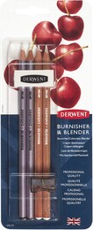 Derwent 2 Ad. Blender + 2 Ad. Burnisher + Silgi + Kalemtraş - Derwent