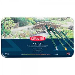 Derwent Artists Pencils Kuru Boya Kalemi Seti 72&prime;li Teneke Kutu - 2