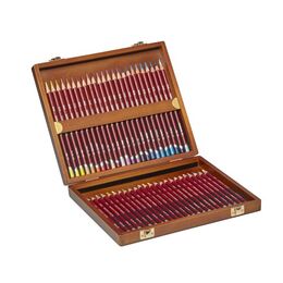 Derwent Pastel Pencil Ahşap Kutu Pastel Boya Kalem Seti 48 Renk - 2