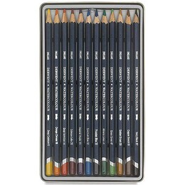 Derwent Watercolour Pencil Sulu Boya Kalemi Seti 12&prime;li Teneke Kutu - 3