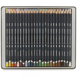 Derwent Watercolour Pencil Sulu Boya Kalemi Seti 24&prime;lü Teneke Kutu - 3