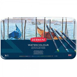Derwent Watercolour Pencil Sulu Boya Kalemi Seti 36&prime;lı Teneke Kutu - 2