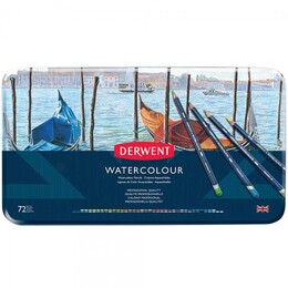 Derwent Watercolour Pencil Sulu Boya Kalemi Seti 72&prime;li Teneke Kutu - 2