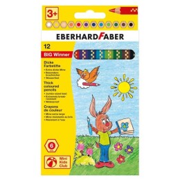 Eberhard Faber BIG Winner Jumbo Kuru Boya 12 Renk - Eberhard Faber