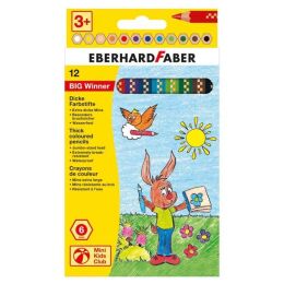 Eberhard Faber BIG Winner Jumbo Kuru Boya 12 Renk - 1