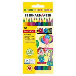 Eberhard Faber Colori Tahta İçermeyen Kuru Boya 12 Renk - 1
