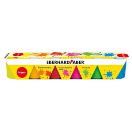 Eberhard Faber School Tempera Guaj Boya Seti 6 Renk x 25 ml. NEON - Eberhard Faber