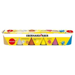 Eberhard Faber School Tempera Guaj Boya Seti 6 Renk x 25 ml. METALLIC - Eberhard Faber