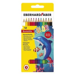 Eberhard Faber Buntstifte Sulu Boya Kalemi 12 Renk Karton Kutu (516012) - Eberhard Faber