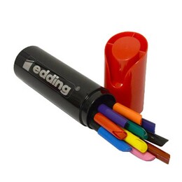 Edding 1200 Grafik Kalemi Seti 10 Renk Silindir Kalem Kutusu - Edding