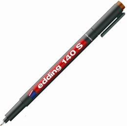 Edding 140 S Çok Amaçlı Permanent Kalem (Asetat Kalemi) KAHVERENGİ - Edding