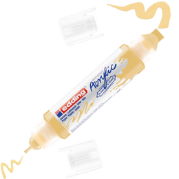 Edding 5400 Akrilik Boyama Markörü 3D Double Liner PASTEL SARI - Edding