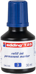 Edding T25 Permanent Marker Mürekkebi 30 ml. MAVİ - Edding