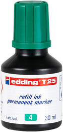 Edding T25 Permanent Marker Mürekkebi 30 ml. YEŞİL - Edding